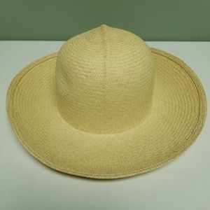 NWOT Eddie Bauer Straw Hat Made in Italy CC01